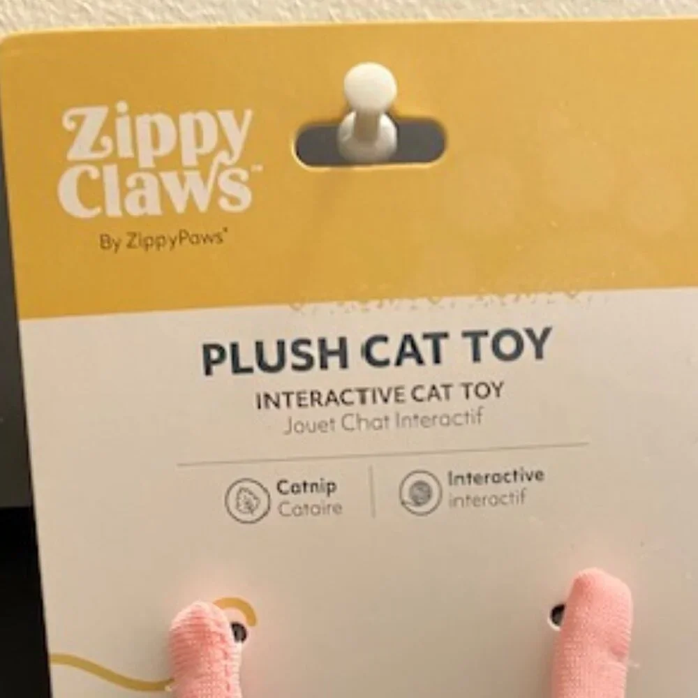 Zippy Claws: Interaction PLUSH CAT TOY (Milk Tea and Taro)